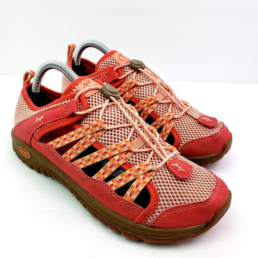 Chaco Outcross Girls Size 4Y Pink Outdoors Sports Hiking Sandals J180034